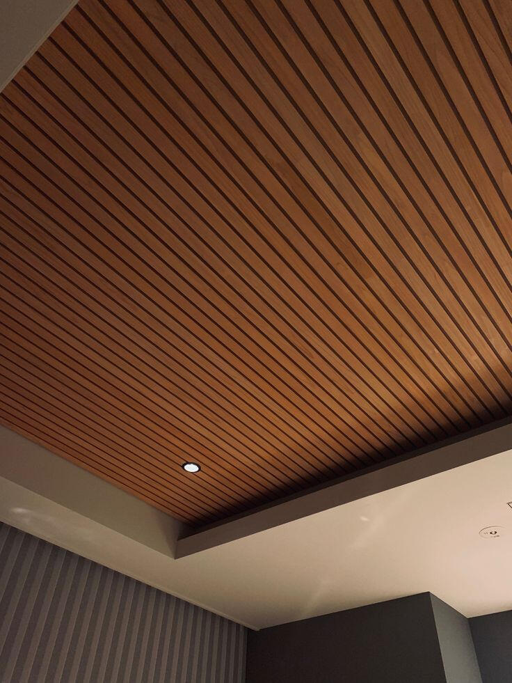 Elegant Lines Modern PVC Ceiling Design